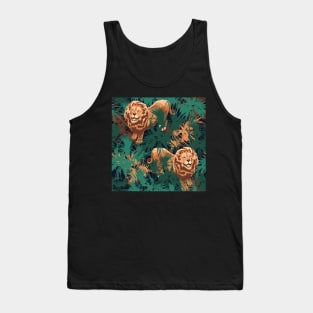 Lion in Jungle Tank Top